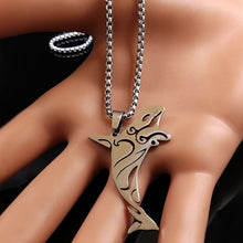 Load image into Gallery viewer, Stainless Steel Artistic Dolphin Necklace