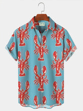 Load image into Gallery viewer, Men's Ocean Animals (Many Styles) Collared Shirts