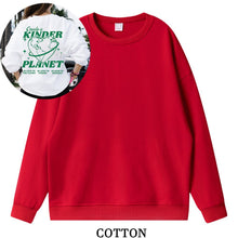 Load image into Gallery viewer, Women's Create A Kinder Planet Oversized Street Sweatshirt
