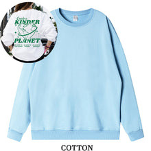 Load image into Gallery viewer, Women's Create A Kinder Planet Oversized Street Sweatshirt