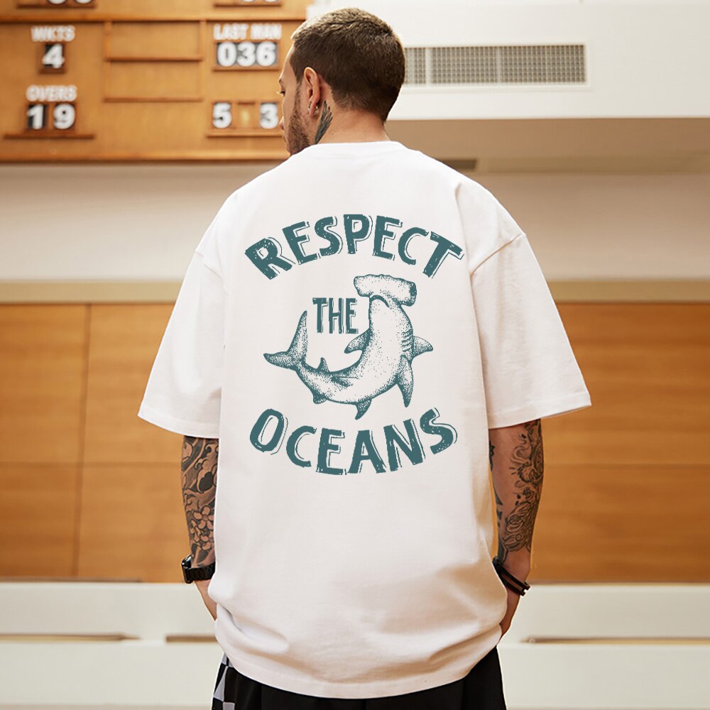 Men's Respect The Oceans T-Shirt – Save Our Ocean Official