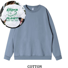 Load image into Gallery viewer, Women's Create A Kinder Planet Oversized Street Sweatshirt
