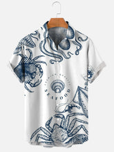Load image into Gallery viewer, Men's Ocean Animals (Many Styles) Collared Shirts