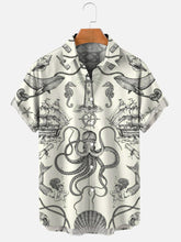Load image into Gallery viewer, Men's Ocean Animals (Many Styles) Collared Shirts