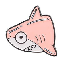 Load image into Gallery viewer, Marine Life Shark Head Enamel Pins/Badges