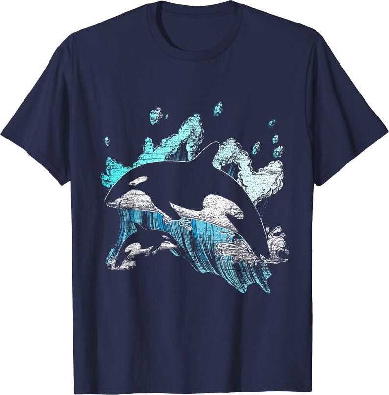 Men s Killer Whale Ocean T Shirt