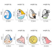 Load image into Gallery viewer, Marine Life Shark Head Enamel Pins/Badges