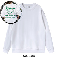 Load image into Gallery viewer, Women's Create A Kinder Planet Oversized Street Sweatshirt