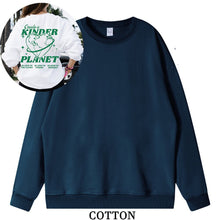 Load image into Gallery viewer, Women's Create A Kinder Planet Oversized Street Sweatshirt