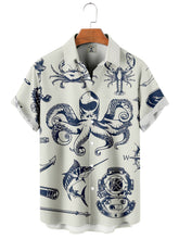 Load image into Gallery viewer, Men's Ocean Animals (Many Styles) Collared Shirts