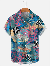 Load image into Gallery viewer, Men's Ocean Animals (Many Styles) Collared Shirts