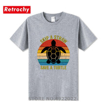 Load image into Gallery viewer, Men's Skip A Straw Save A Turtle T-Shirt