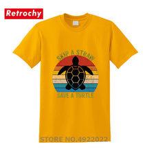 Load image into Gallery viewer, Men's Skip A Straw Save A Turtle T-Shirt