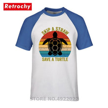 Load image into Gallery viewer, Men's Skip A Straw Save A Turtle T-Shirt
