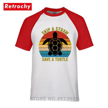 Load image into Gallery viewer, Men's Skip A Straw Save A Turtle T-Shirt