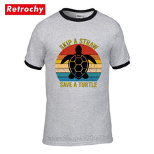 Load image into Gallery viewer, Men's Skip A Straw Save A Turtle T-Shirt