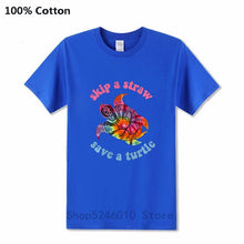 Load image into Gallery viewer, Men's Skip A Straw Save A Turtle TiDi T-shirt