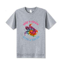 Load image into Gallery viewer, Men's Skip A Straw Save A Turtle TiDi T-shirt