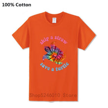 Load image into Gallery viewer, Men's Skip A Straw Save A Turtle TiDi T-shirt