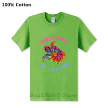 Load image into Gallery viewer, Men's Skip A Straw Save A Turtle TiDi T-shirt