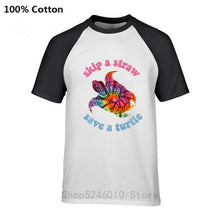 Load image into Gallery viewer, Men's Skip A Straw Save A Turtle TiDi T-shirt