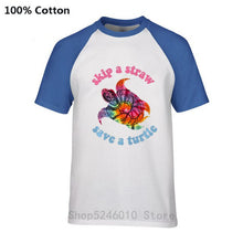 Load image into Gallery viewer, Men's Skip A Straw Save A Turtle TiDi T-shirt