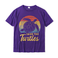 Load image into Gallery viewer, Unisex Retro Vintage Save The Turtles T-Shirt
