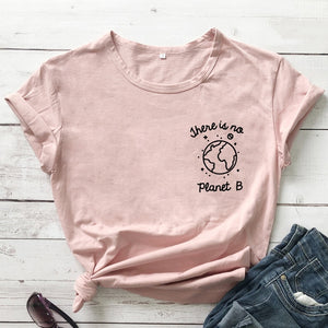 Women's There Is No Planet B Pocket Print T-shirt