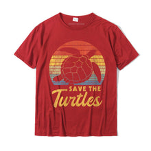 Load image into Gallery viewer, Unisex Retro Vintage Save The Turtles T-Shirt