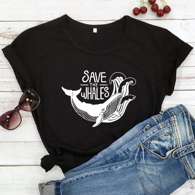Women's Save the Whales T-shirt
