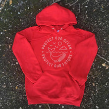 Load image into Gallery viewer, Women&#39;s Protect Our Ocean Protect Our Future Hoodie