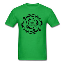 Load image into Gallery viewer, Men&#39;s Save Our Oceans Circular Sealife T-Shirt
