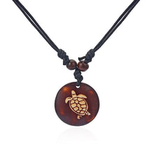 Load image into Gallery viewer, 1 PC Bone Carving Necklace Pendant - Turtle, Hibiscus Flower, Gecko