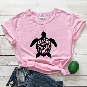 Women's Keep The Sea Plastic Free T-Shirt