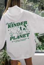 Load image into Gallery viewer, Women&#39;s Create a Kinder Planet Aesthetic Hoodie