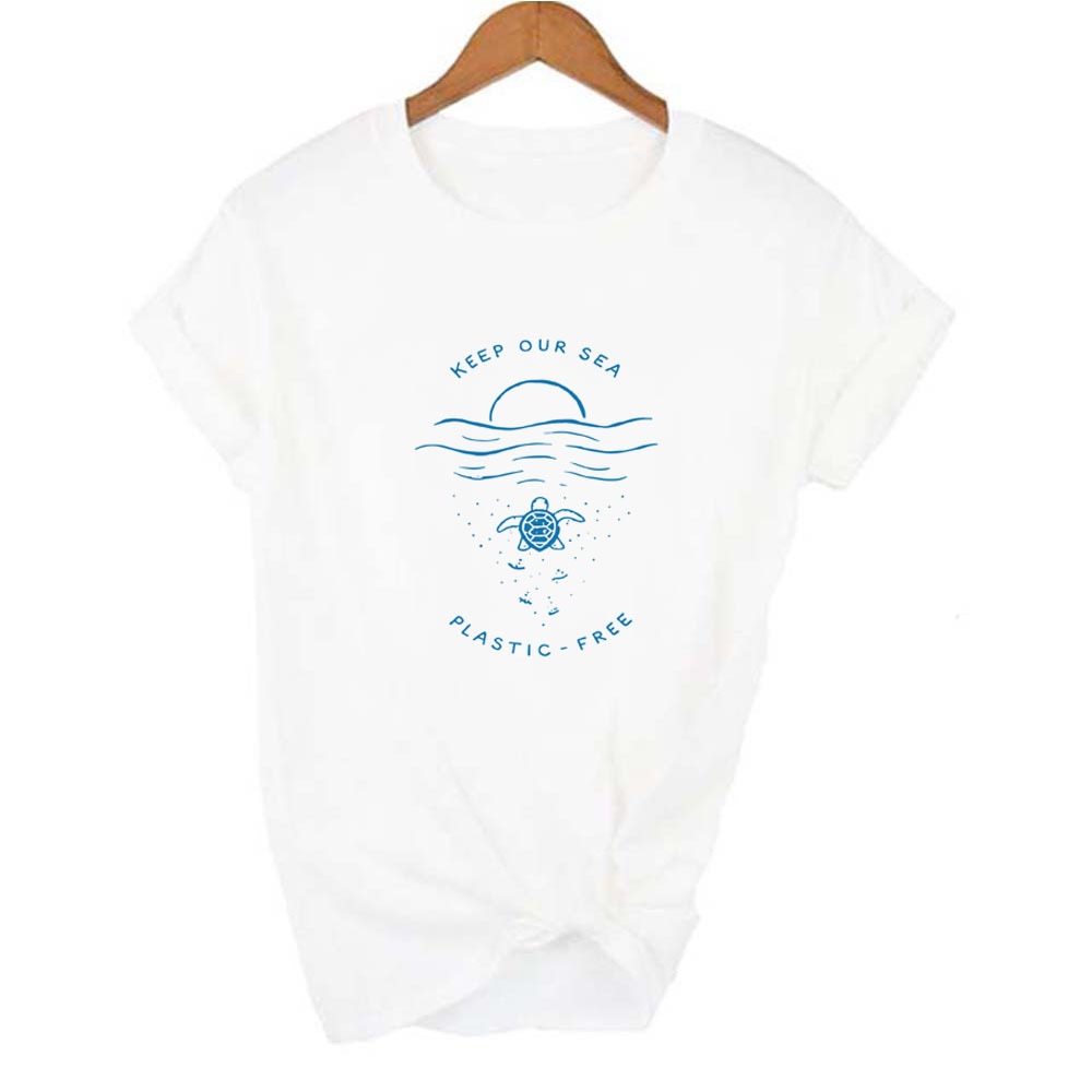 Women's Keep Our Sea Plastic Free T-Shirt