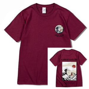 Men's Great Wave Cat T-Shirt