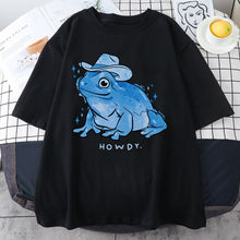 Load image into Gallery viewer, Women&#39;s Gentle Cowboy Frog T-Shirt