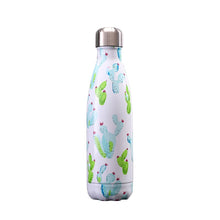Load image into Gallery viewer, 500ml Double Walled Insulated Stainless Steel Thermos Water Bottle