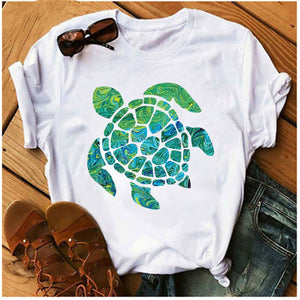 *Multiple Styles* Women's Sea Turtle Design T-shirt