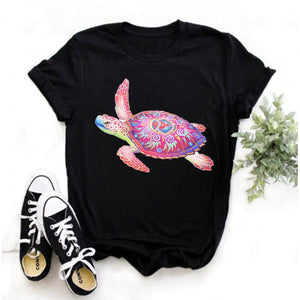 *Multiple Styles* Women's Sea Turtle Design T-shirt