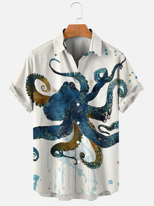 Men's Ocean Animals (Many Styles) Collared Shirts