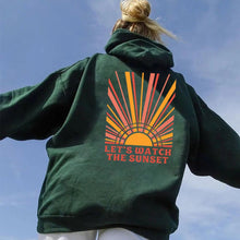 Load image into Gallery viewer, Women&#39;s Let&#39;s Watch The Sunset Hoodie