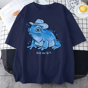 Women's Gentle Cowboy Frog T-Shirt