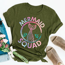 Load image into Gallery viewer, Women&#39;s Mermaid Squad T-Shirt