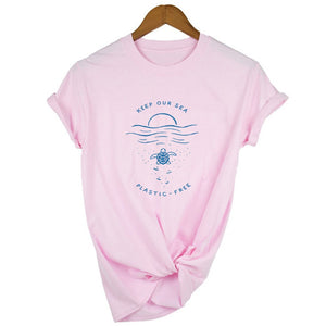 Women's Keep Our Sea Plastic Free T-Shirt