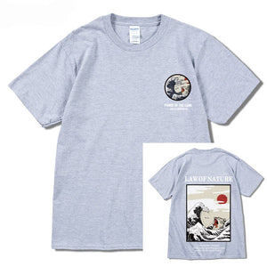 Men's Great Wave Cat T-Shirt