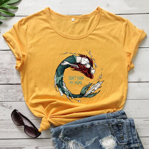 Women's Don't Ruin My Home Mermaid T-Shirt