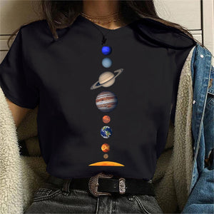 Women's Solar System Aligned T-Shirt