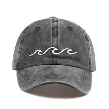 Load image into Gallery viewer, Sea Wave Embroidered Baseball Cap